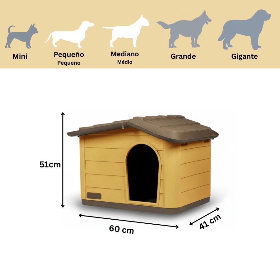 Nayeco Eco Line Caseta Desmontable  Miel para perros, , large indicador imagen numero 3