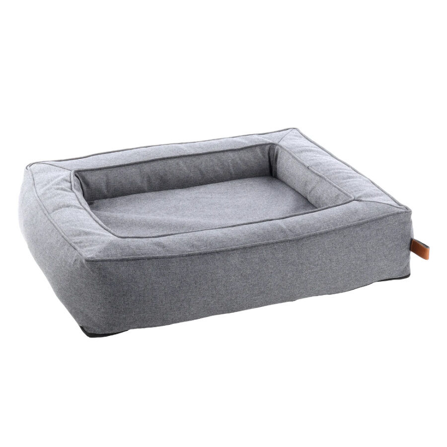 Flamingo Carlota Rect&aacute;ngulo Gris con Cremallera Cama para perros, , large indicador imagen numero 2