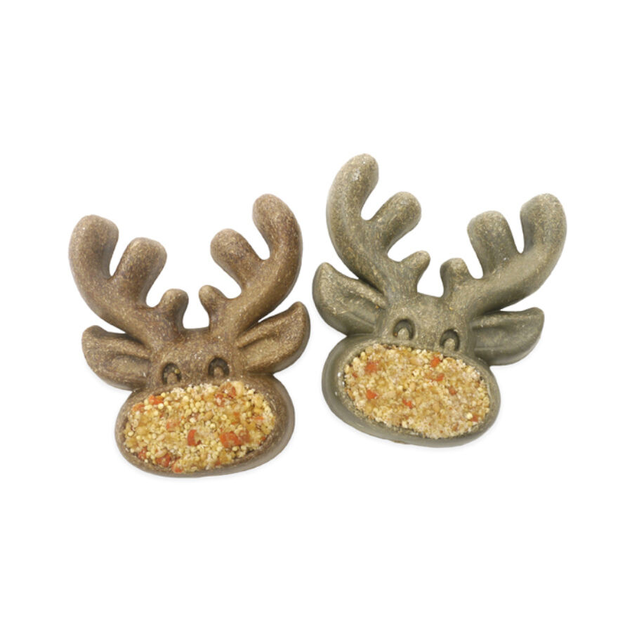Rosewood Veggie Burst Reindeer Duo Chuches de Verduras para roedores, , large indicador imagen numero 1