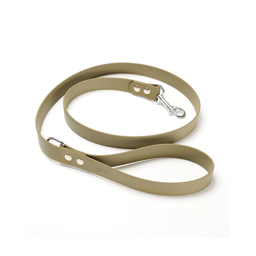 Gotoo Correa Biothane verde oliva para perros, , large Imagen numero 1