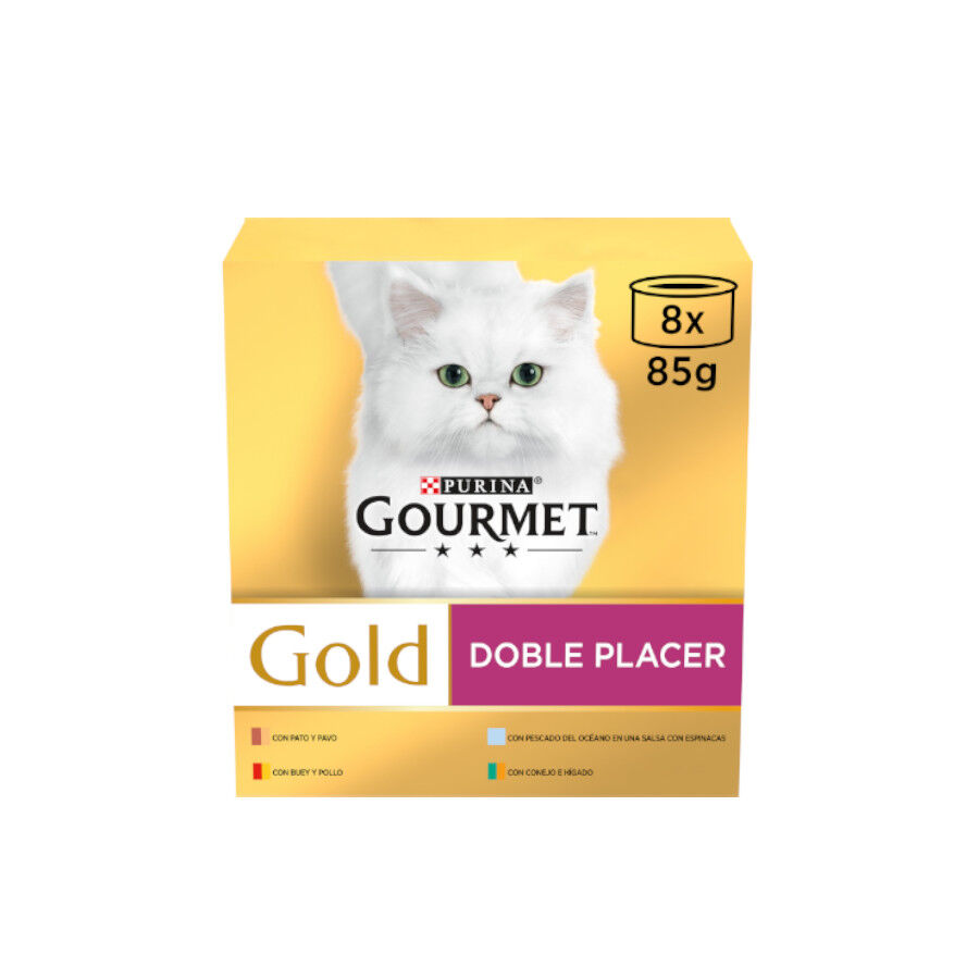 Gourmet Gold Doble Placer Surtido lata para gatos