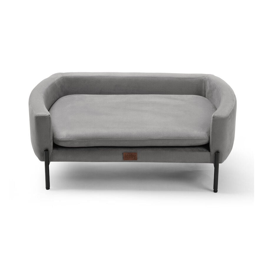 Leeby sof&aacute; elevado gris para perros, , large indicador imagen numero 1