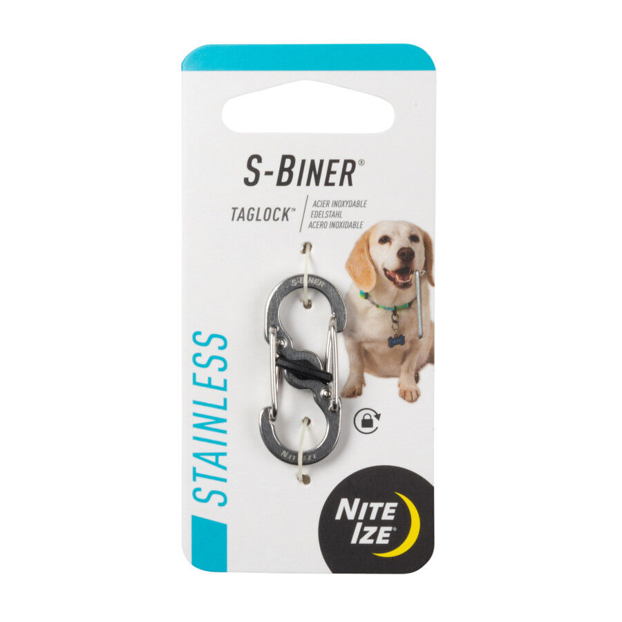Nite Ize S-Biner TagLock Mosquet&oacute;n para perros
