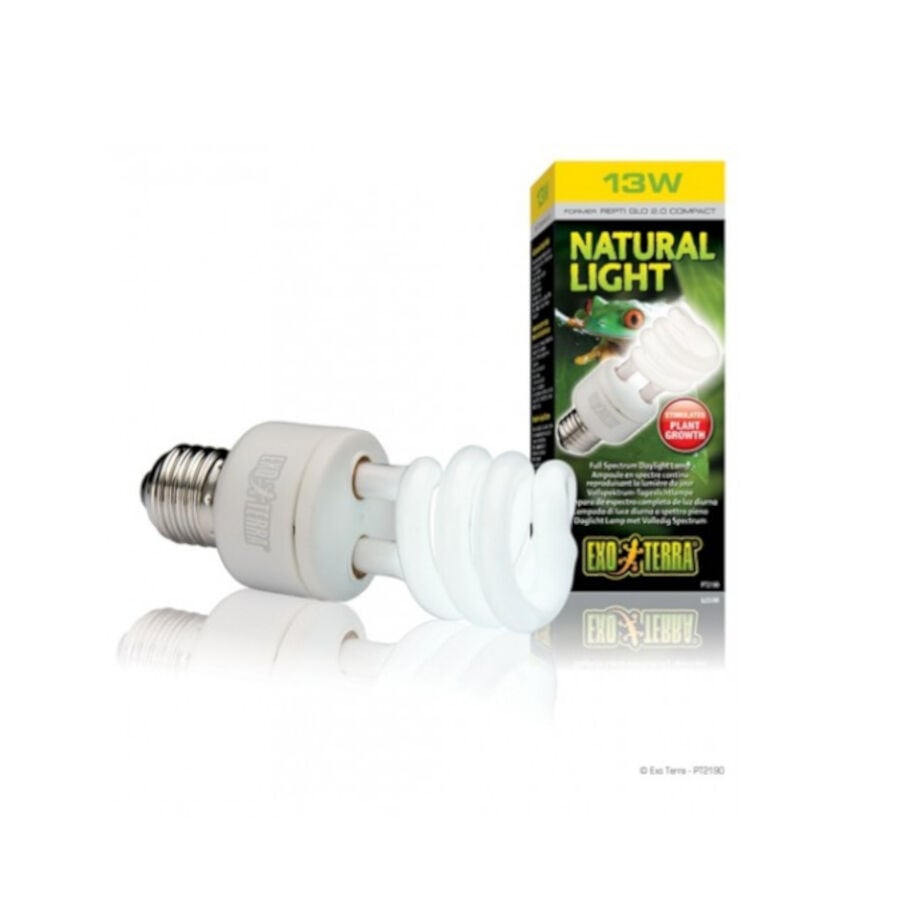 Exo Terra Natural Light Bombilla de Bajo Consumo UVA para terrario, , large indicador imagen numero 2