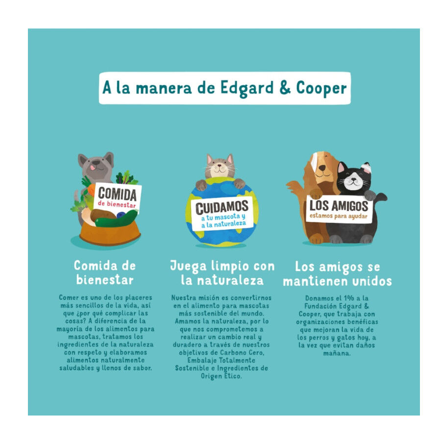 400 g Edgard & Cooper Grain Free Salm&oacute;n y Pavo lata para perros, , large indicador imagen numero 2