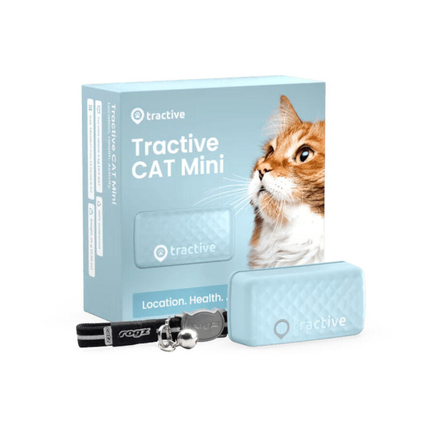 Tractive Cat Mini Localizador GPS Menta para gatos, , large indicador imagen numero 1