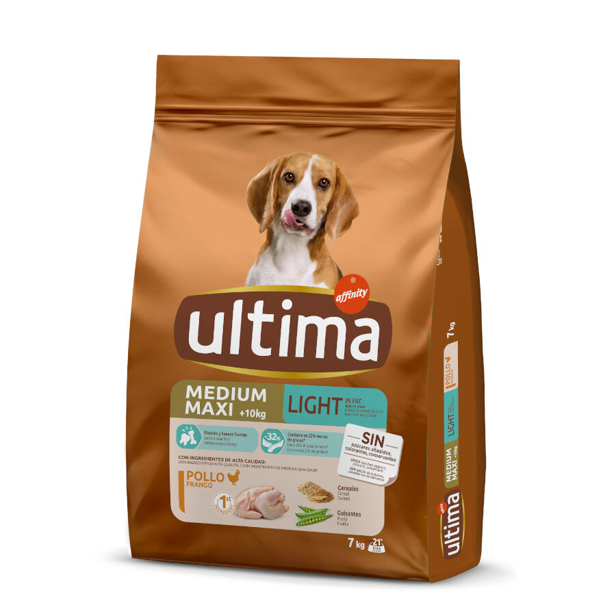 7 kg Affinity Ultima Adult Medium/Maxi Light Pollo pienso para perros, , large Imagen numero 1