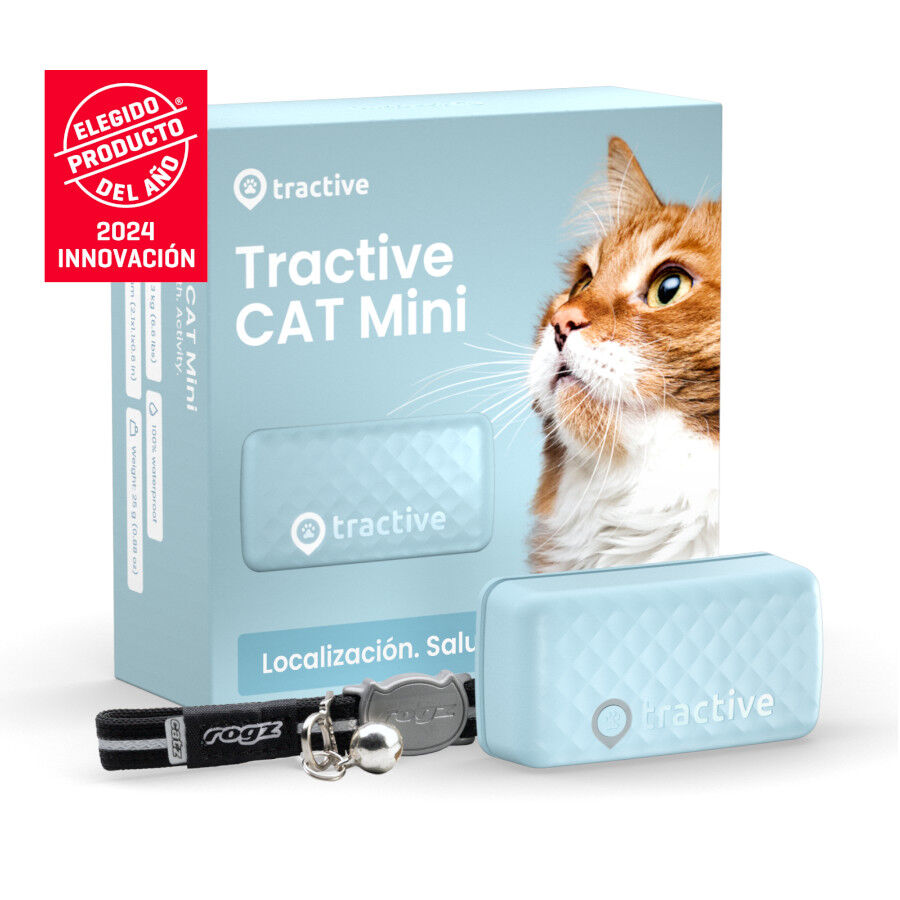 Tractive Cat Mini Localizador GPS Menta para gatos, , large indicador imagen numero 2