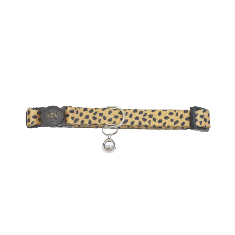 Gotoo Collar estampado leopardo para gatos, , large indicador imagen numero 1
