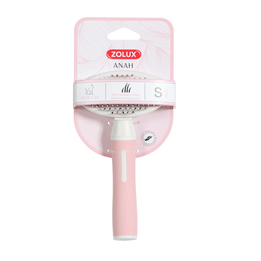 Zolux Anah Slicker Retr&aacute;ctil Carda Suave para gatos, , large indicador imagen numero 4
