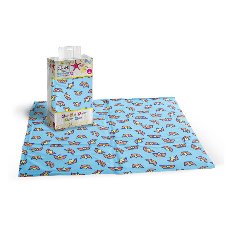 Summer Vibes Funny Manta Refrescante para perros y gatos, , large indicador imagen numero 1
