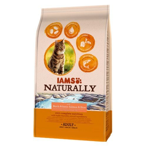 IAMS Naturally salm&oacute;n pienso para gatos Imagen numero 1