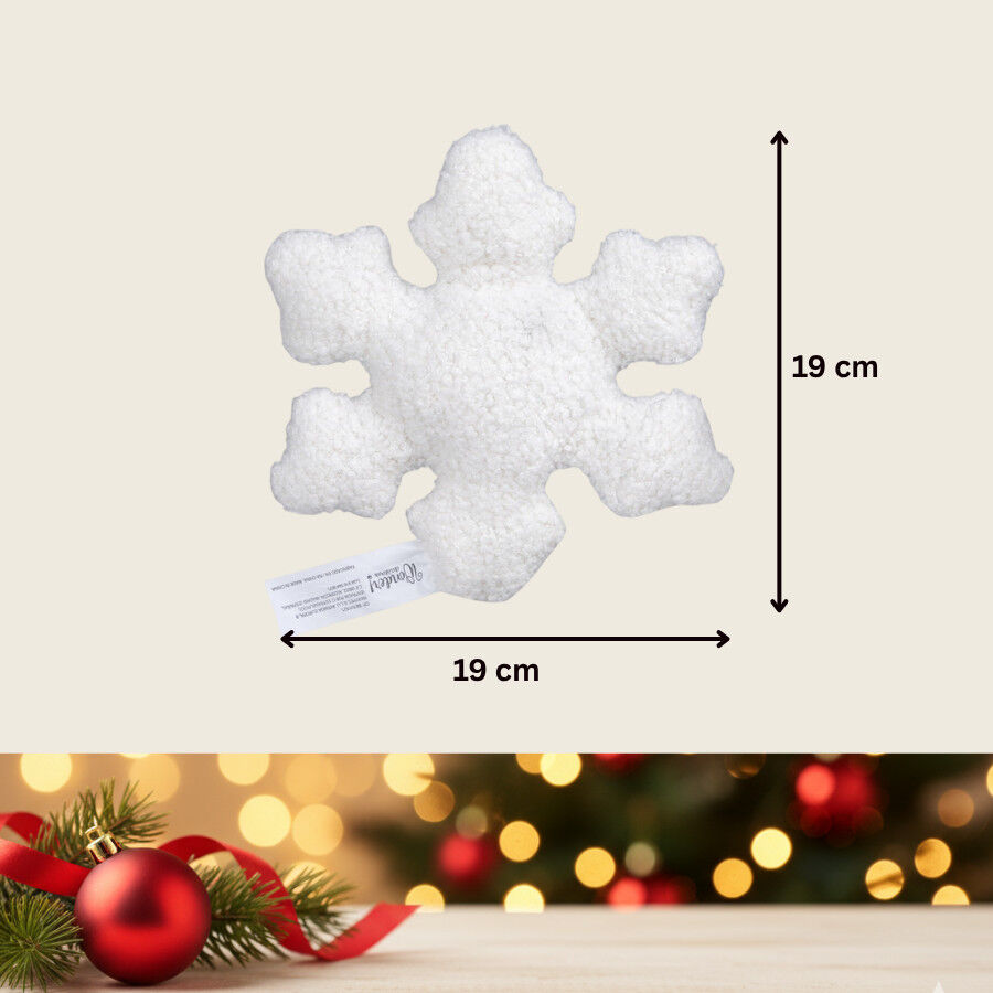 Wonder Christmas Peluche Copo de Nieve Navide&ntilde;o para perros, , large indicador imagen numero 4
