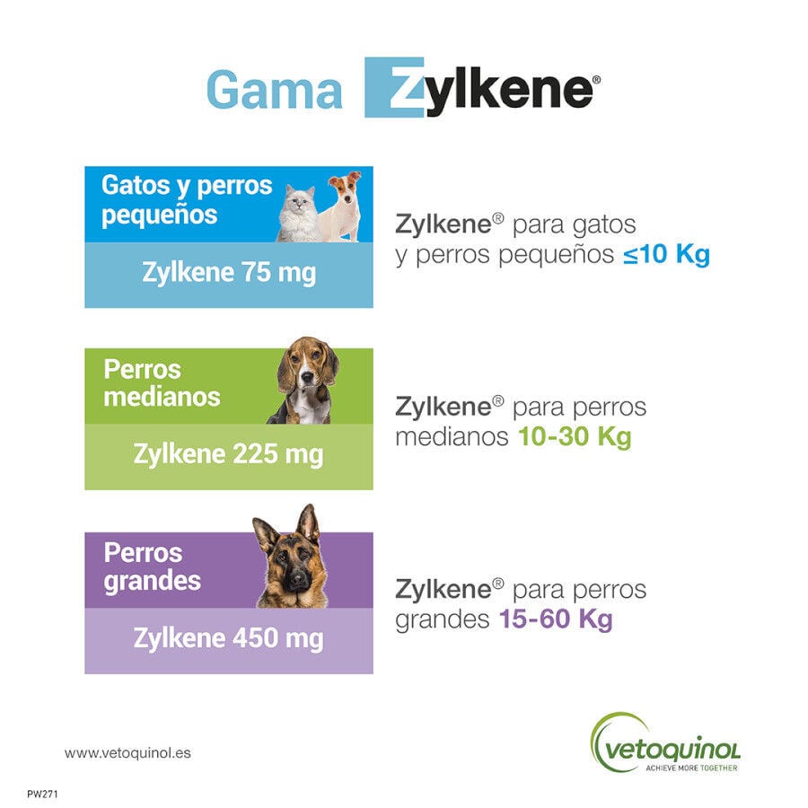 Vetoquinol Zylkene suplemento natural calmante en c&aacute;psulas para perros y gatos, , large indicador imagen numero 6