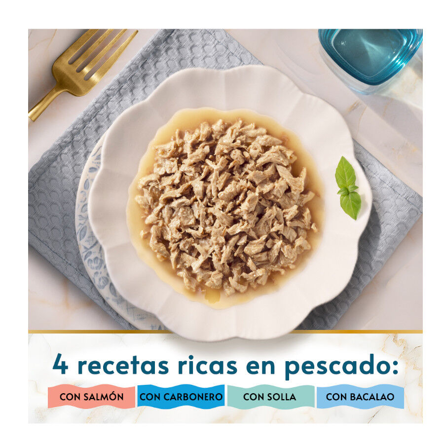 4 sobres x 85 g Gourmet Perle Finos Trocitos del Oc&eacute;ano en salsa sobre para gatos, , large Imagen numero 2
