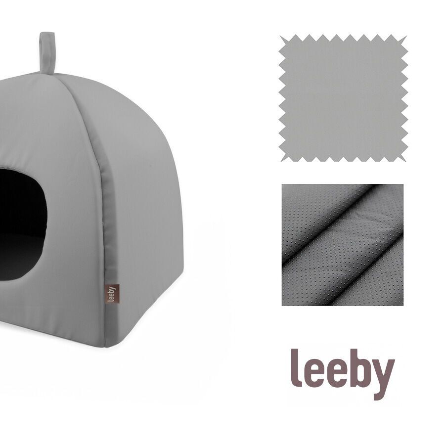 Leeby Igl&uacute; Antideslizante Gris para gatos, , large indicador imagen numero 3