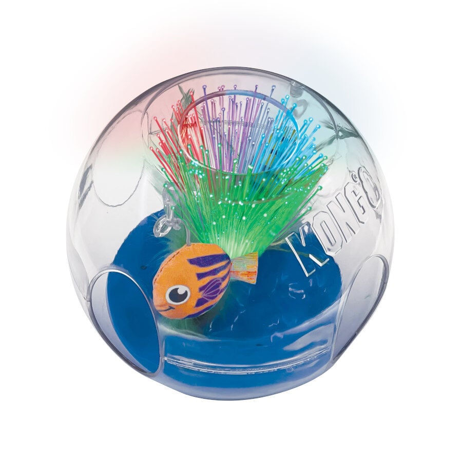 Kong Bat-A-Bout Glow Acuario Juguete Interactivo para gatos, , large Imagen numero 1