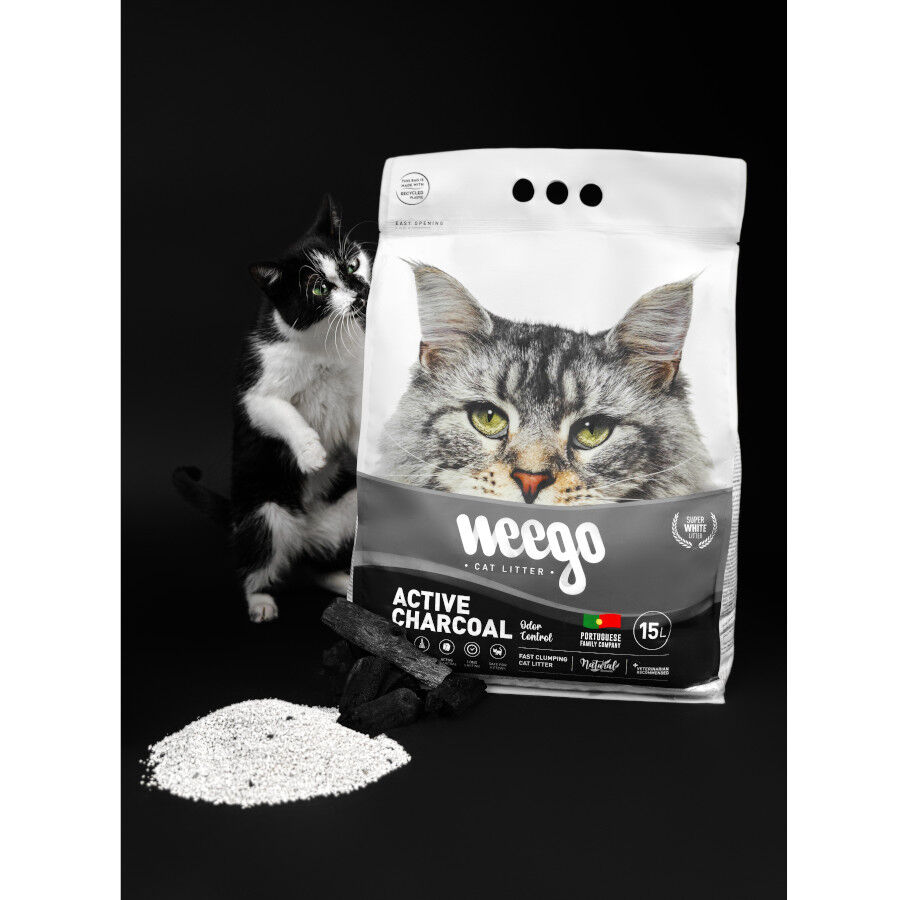 Weego Active Charcoal Arena aglomerante para gatos, , large indicador imagen numero 3