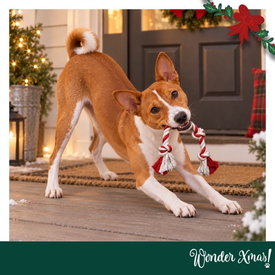 Wonder Christmas Cuerda Forma Caramelo Juguete para perros, , large Imagen numero 2