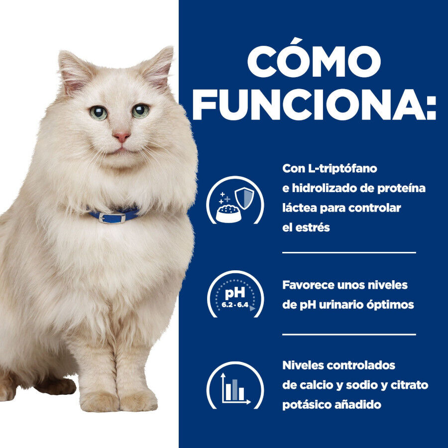3 kg Hill's Prescription Diet Urinary Care c/d pescado azul pienso para gatos, , large indicador imagen numero 6