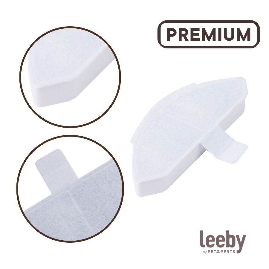 Leeby Set 3 Recambios de Filtros para Fuente  sin Cable de perros y gatos, , large indicador imagen numero 3