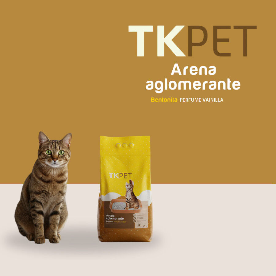 10 L TK-Pet Arena Aglomerante de Bentonita con aroma de vainilla para gatos, , large indicador imagen numero 6