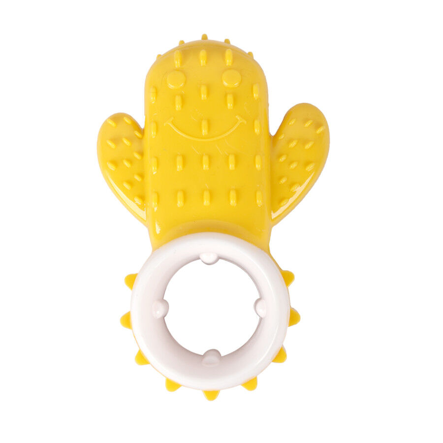 Summer Vibes Mordedor Refrescante cactus amarillo para cachorros, , large Imagen numero 1