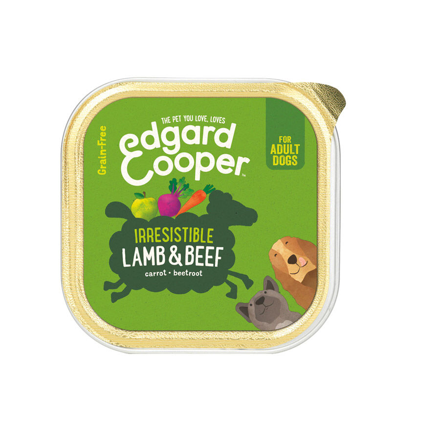 150 g Edgard & Cooper Cordero y Ternera tarrina para perros, , large Imagen numero 1