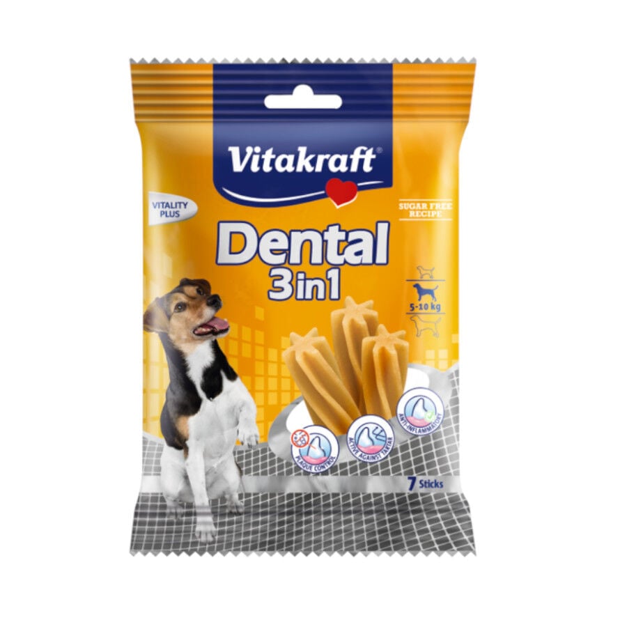 Vitakraft Dental 3 en 1 Snack para perros peque&ntilde;os