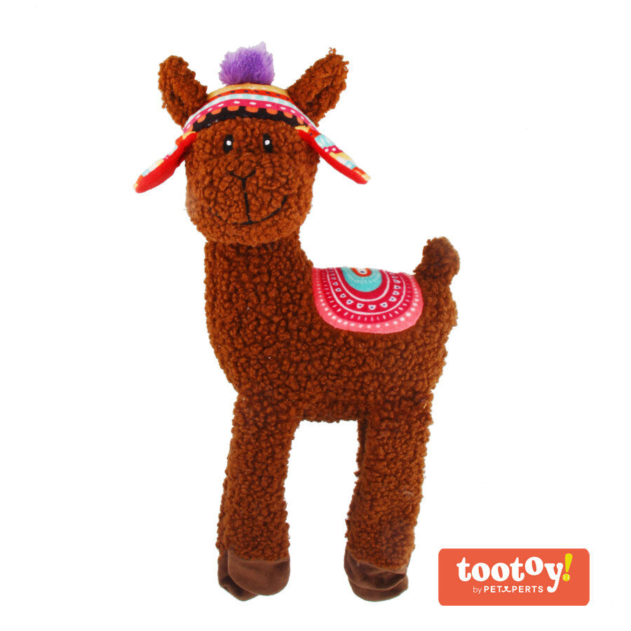 Tootoy! Comfort Long Legs Alpaca peluche con sonido para perros, , large Imagen numero 1