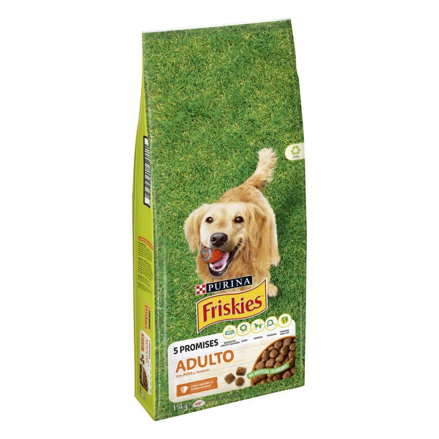 15 kg Friskies Pollo y Verduras pienso para perros , , large indicador imagen numero 2