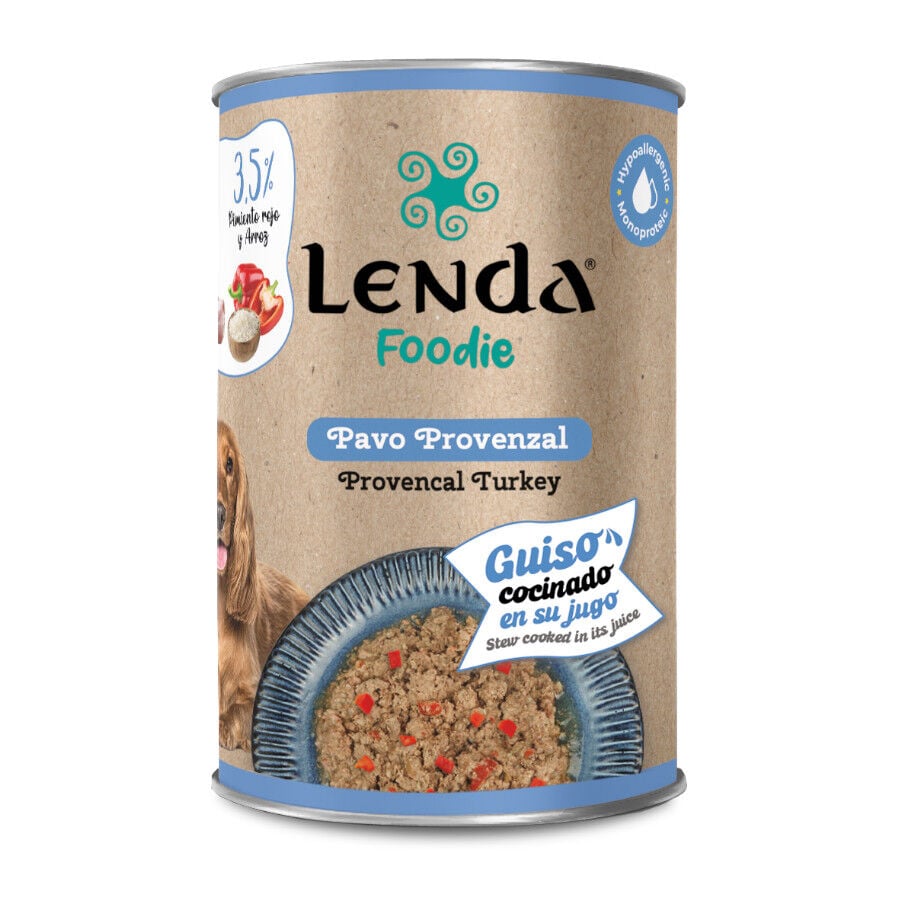 Lenda Pavo Provenzal lata para perros