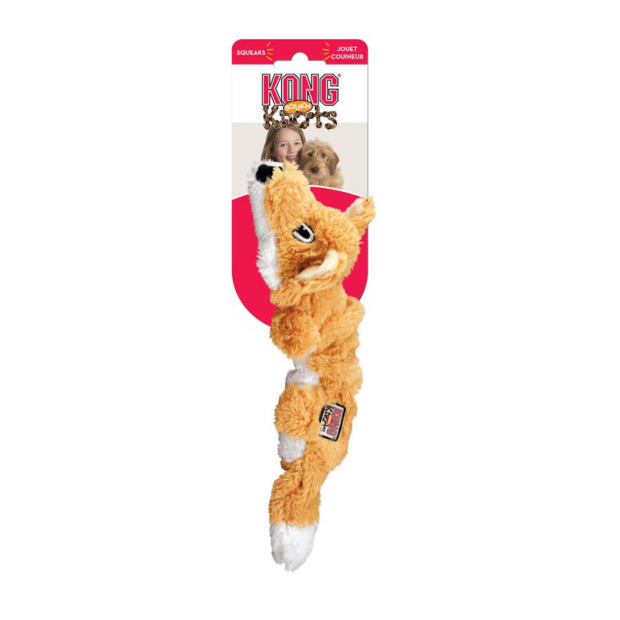 Kong Scrunch Knots Zorro de peluche para perros, , large Imagen numero 1
