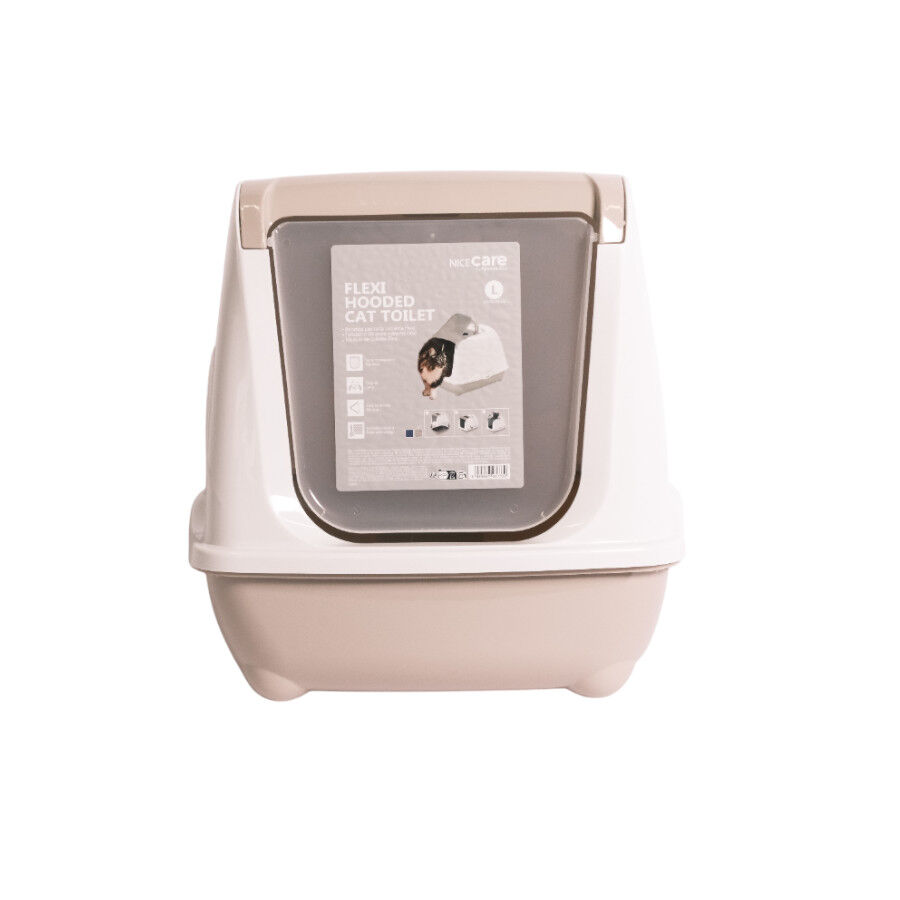 Nice Care Arenero Mega Flip Large Beige para gatos, , large indicador imagen numero 2