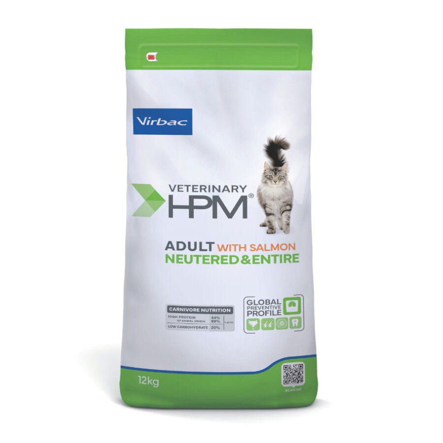 Virbac HPM Veterinary Adult Esterilizado Pienso Salm&oacute;n para gatos