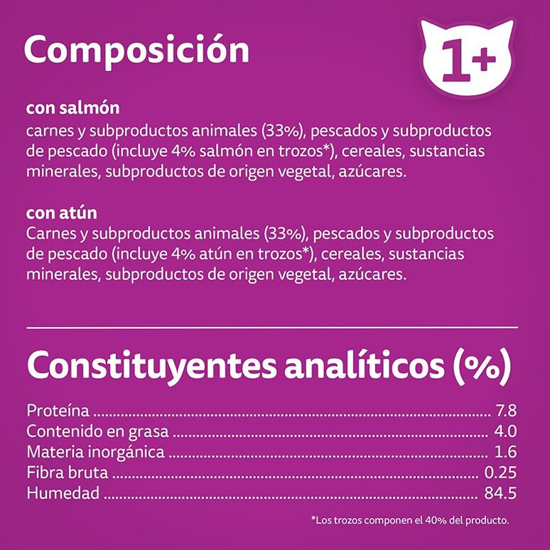 24 sobres x 85 g Whiskas Selecci&oacute;n Pescados Gelatina en Bolsita para gatos, , large Imagen numero 4