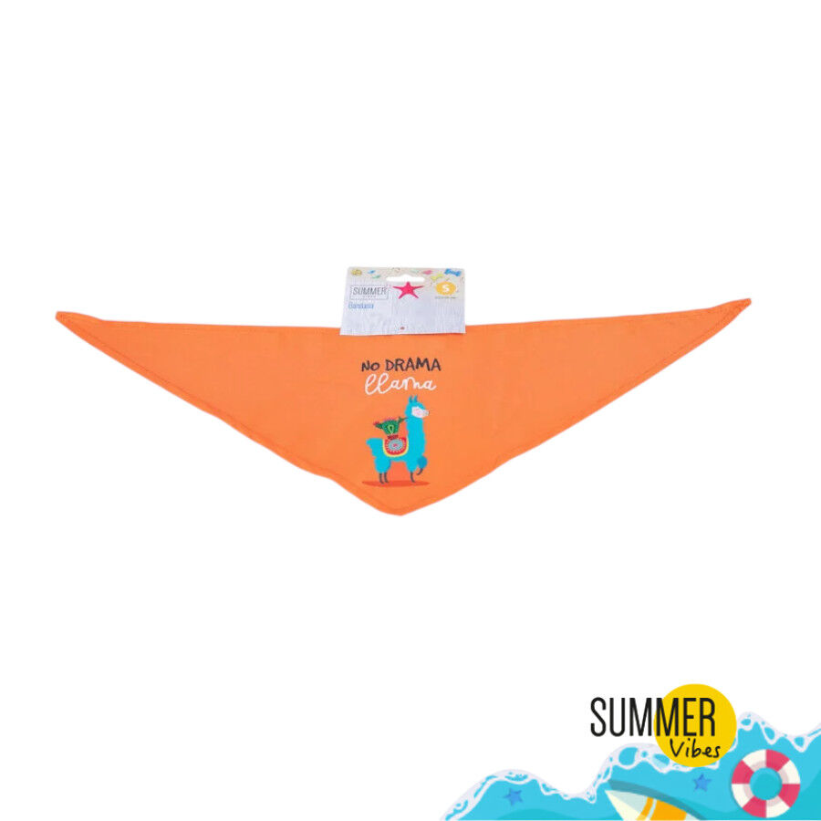 Summer Vibes Llama Bandana para perros, , large indicador imagen numero 2