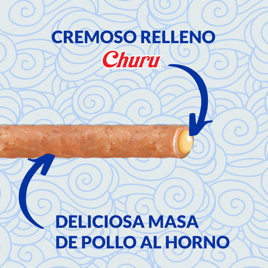 4 sobres x 10 g Churu Sticks Rolls de Pollo para gatos, , large indicador imagen numero 4