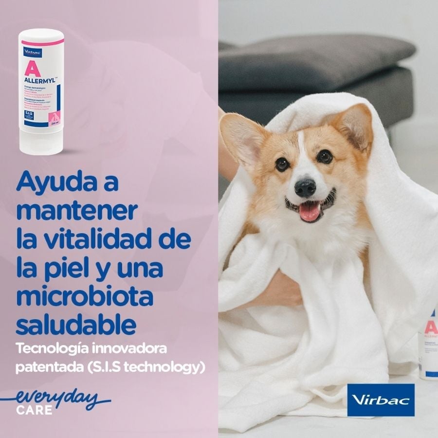 Virbac Allermyl Champ&uacute; dermatol&oacute;gico para piel sensible de perros y gatos, , large Imagen numero 5