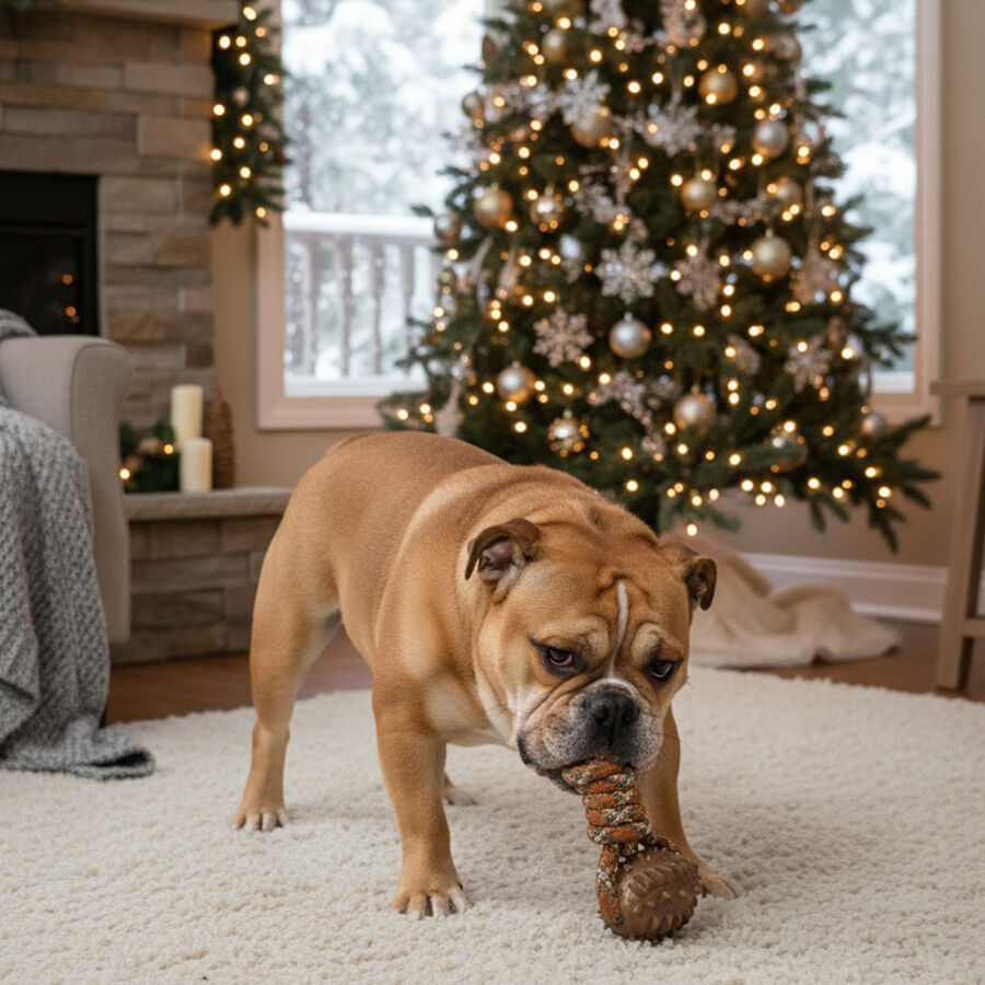 Wonder Christmas Juguete de Cuerda y Mordedor Navide&ntilde;o para perros, , large indicador imagen numero 3