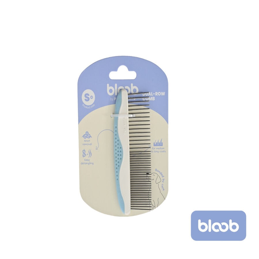 Bloob Peine Doble Hilera para perros