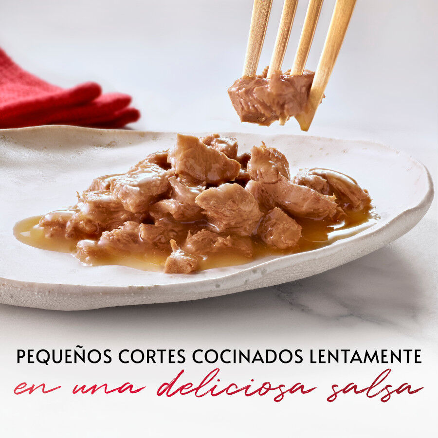 6 sobres x 50 g Gourmet Mon Petit Selecci&oacute;n Pescados en salsa sobre para gatos, , large indicador imagen numero 4