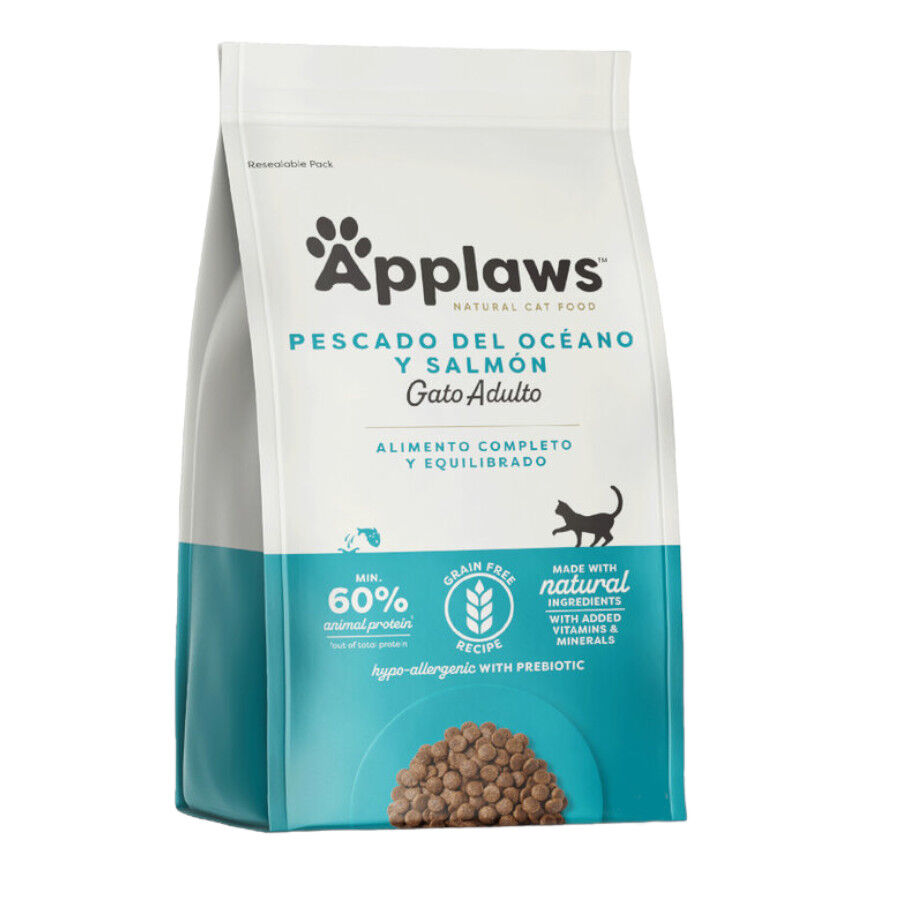 Applaws Adult Grain Free Pescado Azul y Salm&oacute;n pienso para gatos