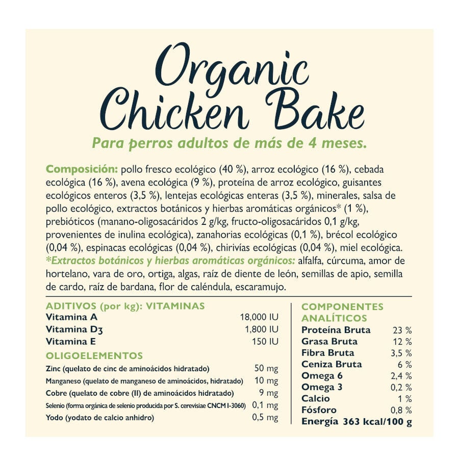 7 kg Lily's Kitchen Organic Pollo y Verdura pienso para perros, , large indicador imagen numero 4