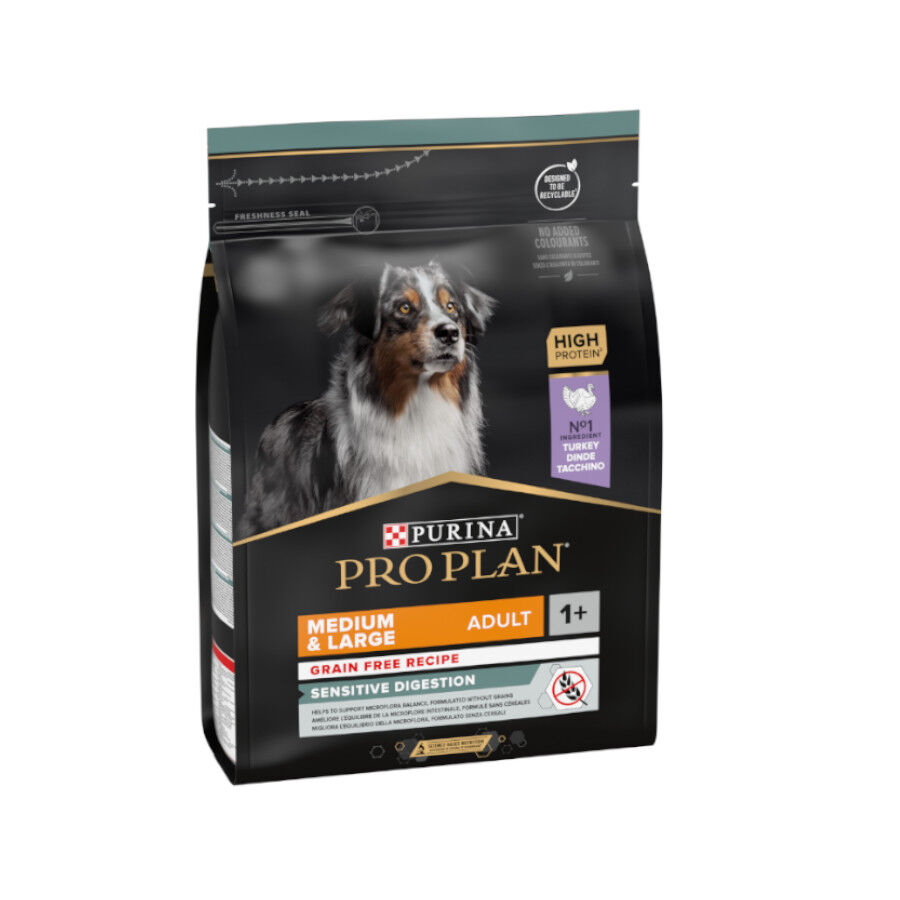 Pro Plan Adult Medium y Large Digesti&oacute;n Pavo pienso para perros