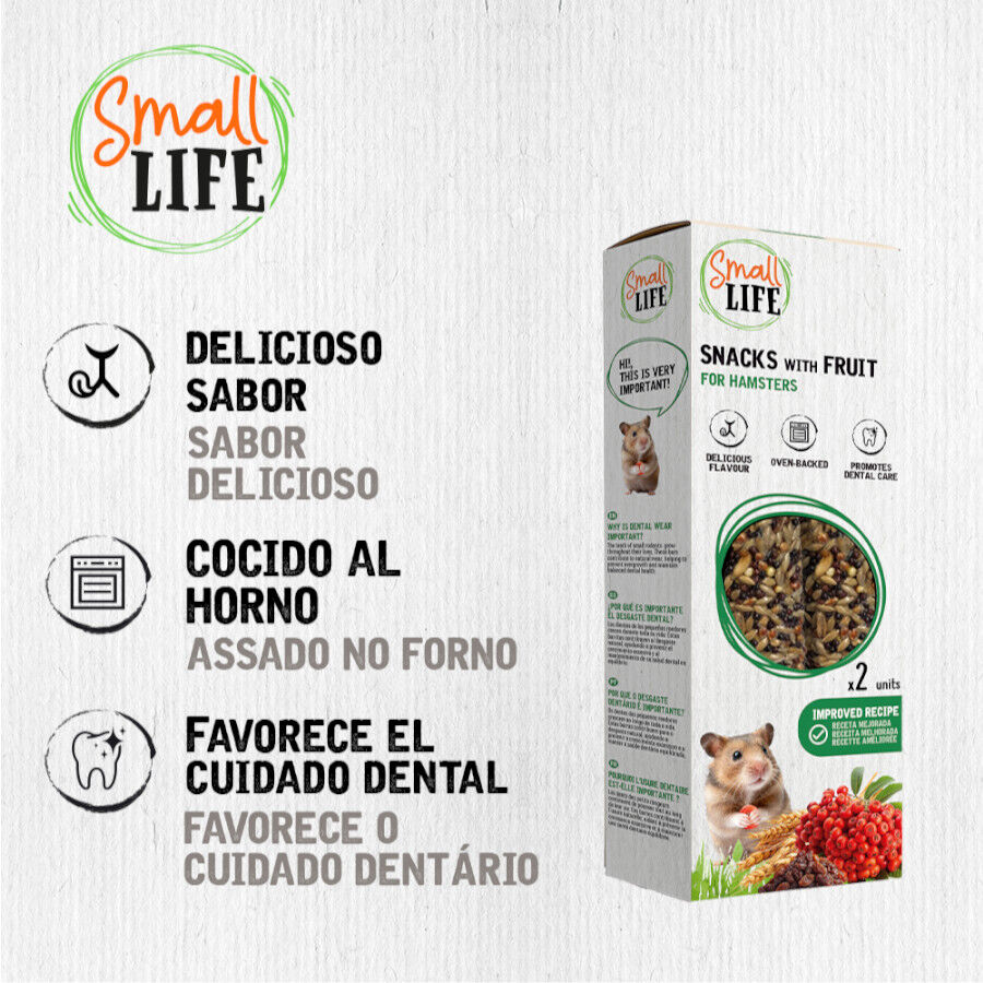 2 barritas Small Life Barritas Snack con Fruta para h&aacute;mster, , large indicador imagen numero 3