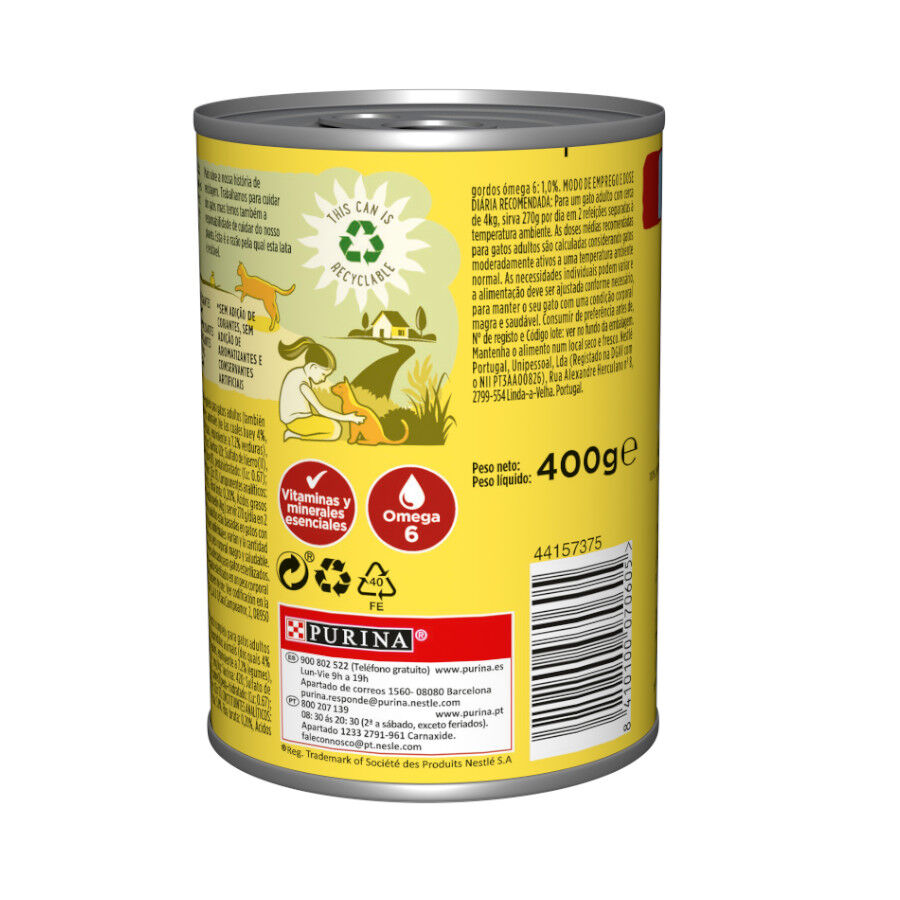 400 g Friskies Adult Buey e h&iacute;gado en Pat&eacute; lata para gatos, , large indicador imagen numero 2