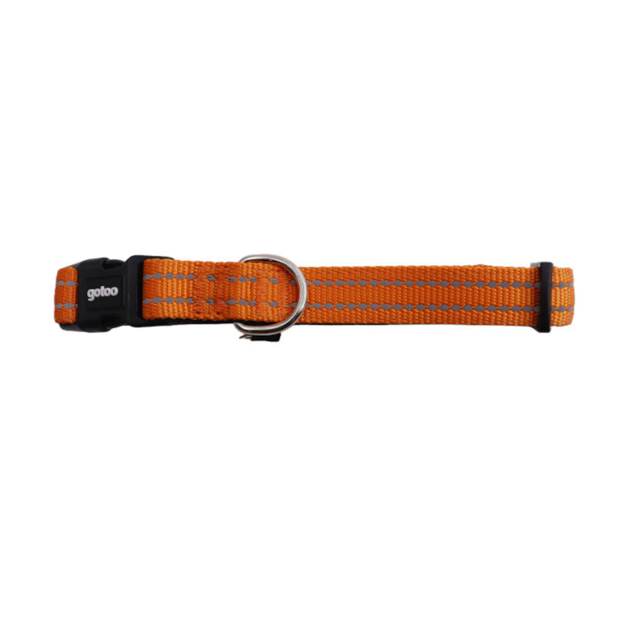 Gotoo Collar de nylon reflectante naranja para perros, , large Imagen numero 1