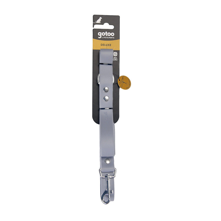 Gotoo Correa Biothane gris para perros, , large Imagen numero 9