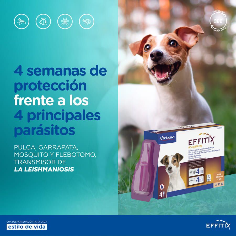 Effitix Antiparasitario en Pipetas para perros, , large Imagen numero 5